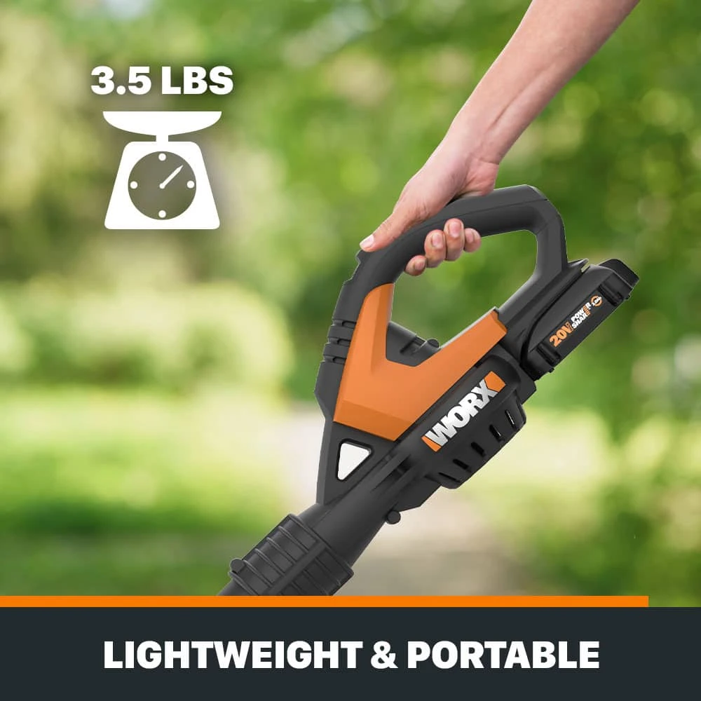 Worx Air 20 V Cordless Leaf Blower/Sweeper, Tool Only 4 Worx Air 20 V Cordless Leaf Blower/Sweeper, Tool Only - Image 4