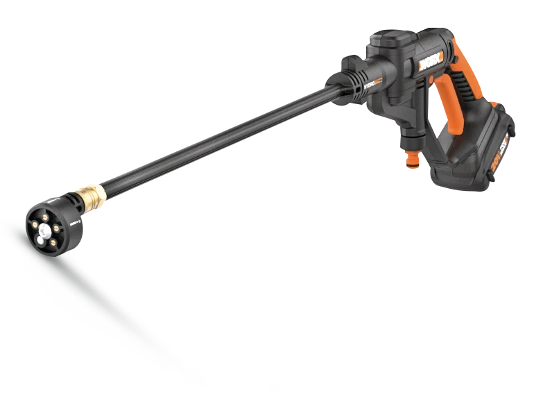 WORX 20V Hydroshot 320 PSI 0.5 GPM Cordless Cold Water Portable Brushed Power Cleaner W/ Nozzle 1 WORX 20V Hydroshot 320 PSI 0.5 GPM Cordless Cold Water Portable Brushed Power Cleaner W/ Nozzle