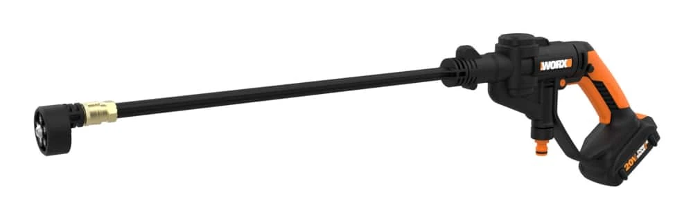 WORX 20V Hydroshot 320 PSI 0.5 GPM Cordless Cold Water Portable Brushed Power Cleaner W/ Nozzle 2 WORX 20V Hydroshot 320 PSI 0.5 GPM Cordless Cold Water Portable Brushed Power Cleaner W/ Nozzle - Image 2