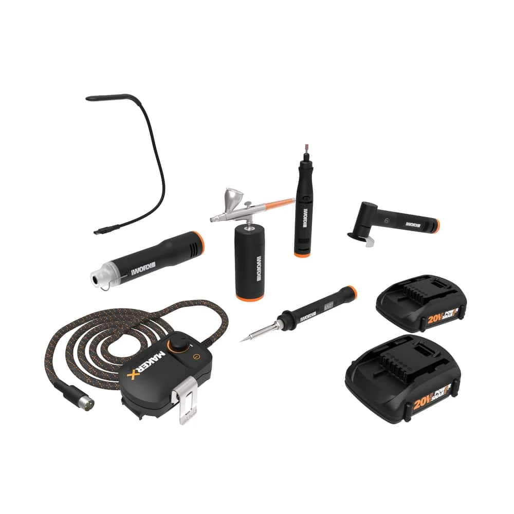 WORX WX996L MAKERX 20V 6-Tool Combo Kit 1 WORX WX996L MAKERX 20V 6-Tool Combo Kit
