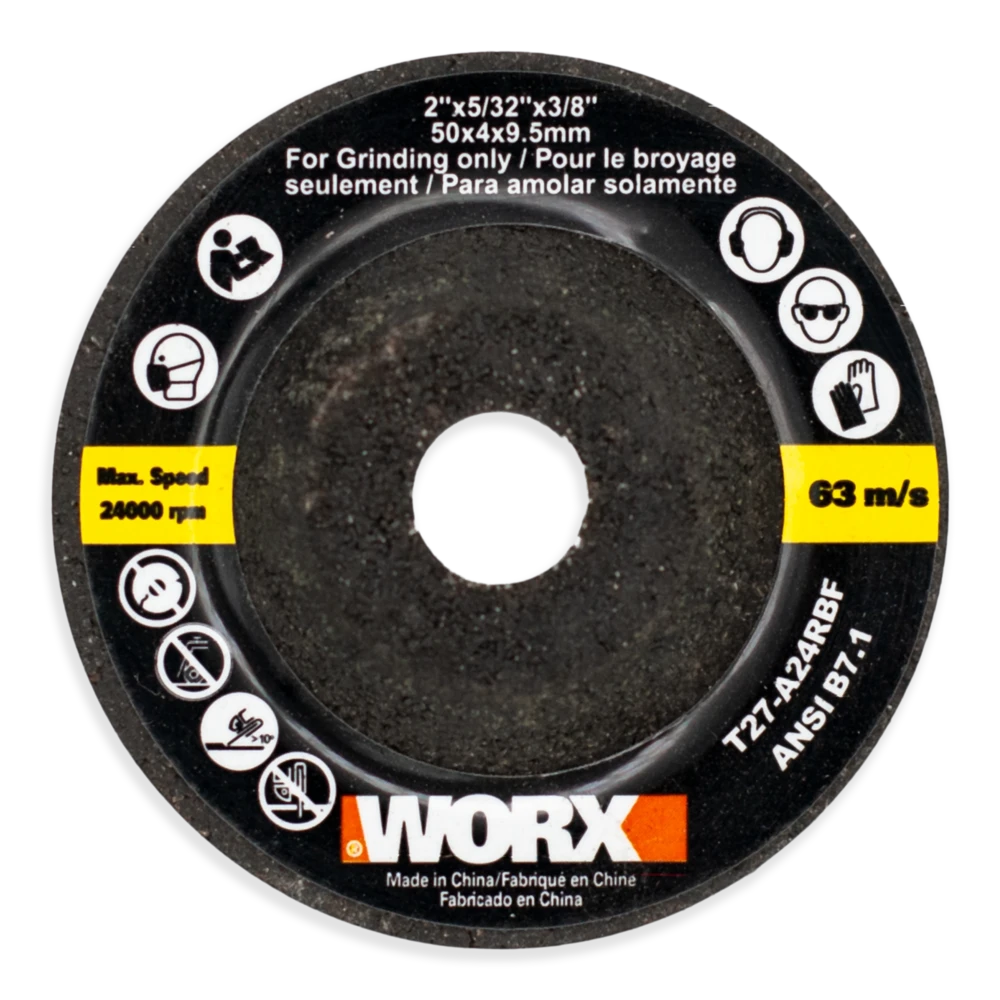 WORX WA7257 MAKERX 2-IN Grinding Wheel, 5-pc 1 WORX WA7257 MAKERX 2-IN Grinding Wheel, 5-pc