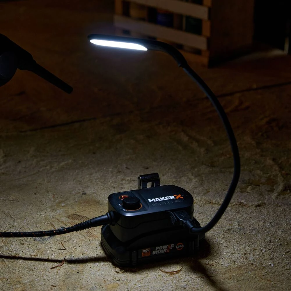 WORX WA7231 MAKERX 20V USB Flex Light 6 WORX WA7231 MAKERX 20V USB Flex Light - Image 6
