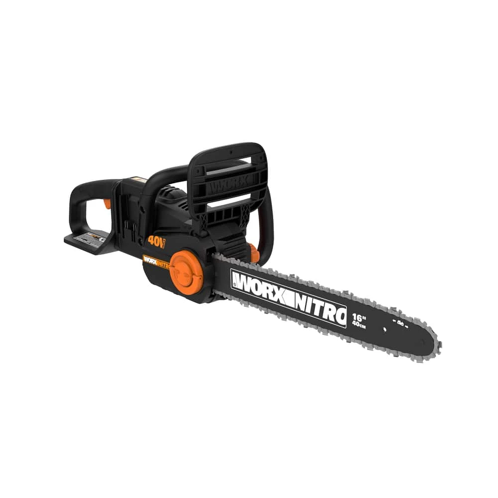 Worx WG385.9 Nitro 40 V Cordless Chainsaw With Auto Tension, Tool Only, 16-in 1 Worx WG385.9 Nitro 40 V Cordless Chainsaw With Auto Tension, Tool Only, 16-in