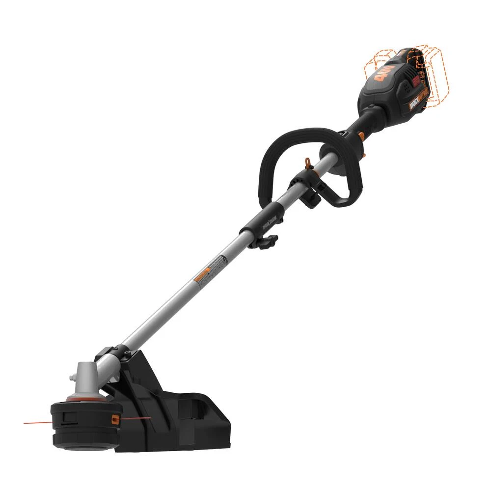 WORX Nitro Power Share 40V Cordless Attachment-Capable String Grass Trimmer, Tool Only, 15-in 6 WORX Nitro Power Share 40V Cordless Attachment-Capable String Grass Trimmer, Tool Only, 15-in - Image 6