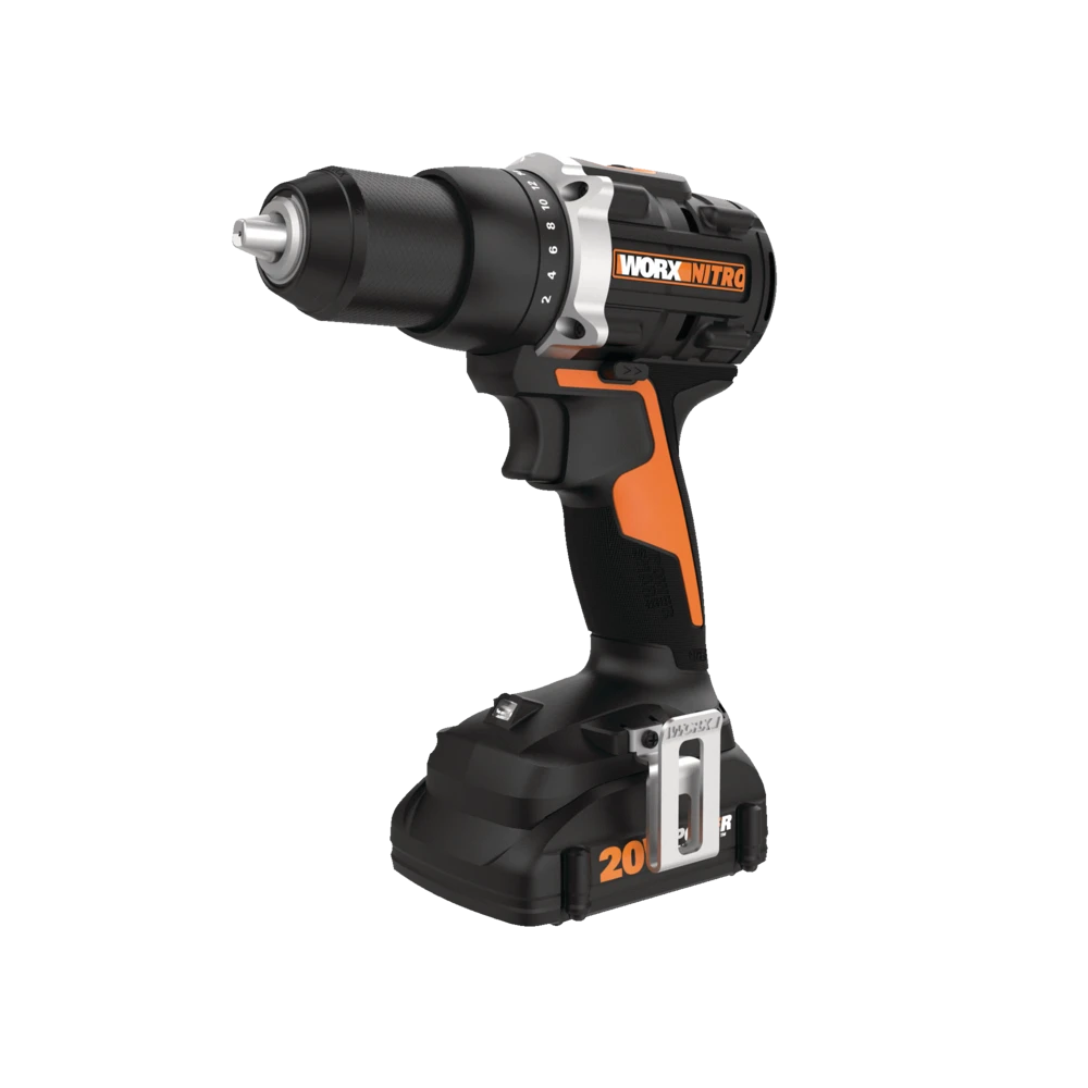 WORX WX102L 20V Nitro Power Share Brushless Cordless Drill/Driver With Battery & Charger, 1/2-in 2 WORX WX102L 20V Nitro Power Share Brushless Cordless Drill/Driver With Battery & Charger, 1/2-in - Image 2