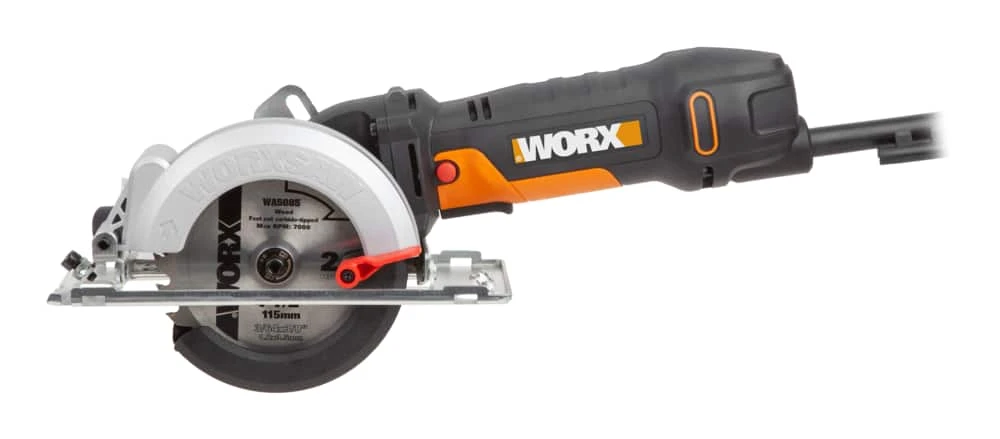 WORX WX439L 4.5A Compact Circular Saw With Carbide-Tipped Blade & Dust Port, 4-1/2-in 2 WORX WX439L 4.5A Compact Circular Saw With Carbide-Tipped Blade & Dust Port, 4-1/2-in - Image 2
